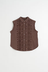 COMBINATION EMBROIDERED TEE