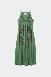 VESTIDO TIRANTES PUNTO DE CRUZ