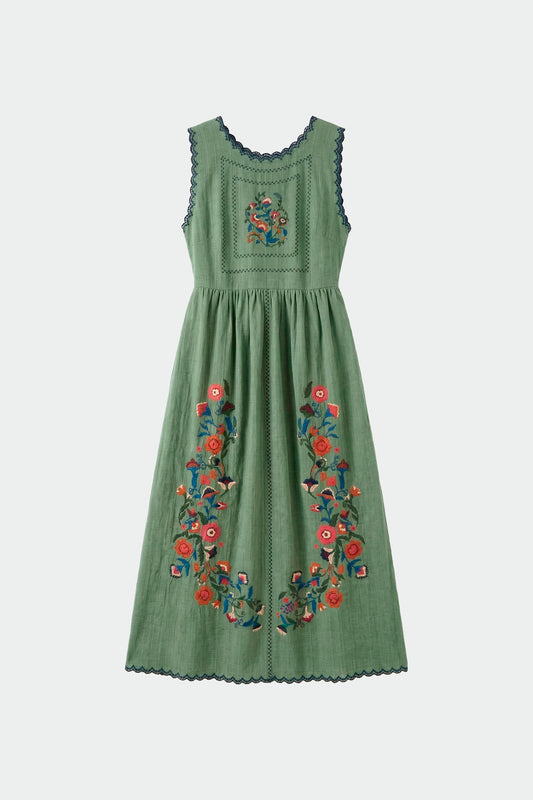 CROSS STICH EMBROIDERED DRESS 5